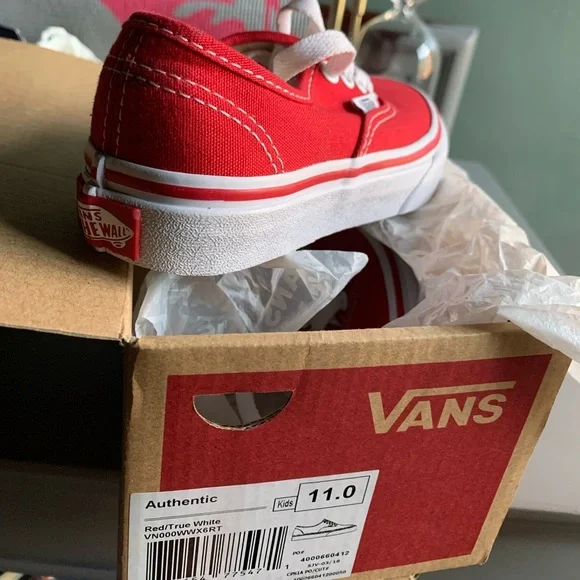 Red Vans - Picture 2 of 2